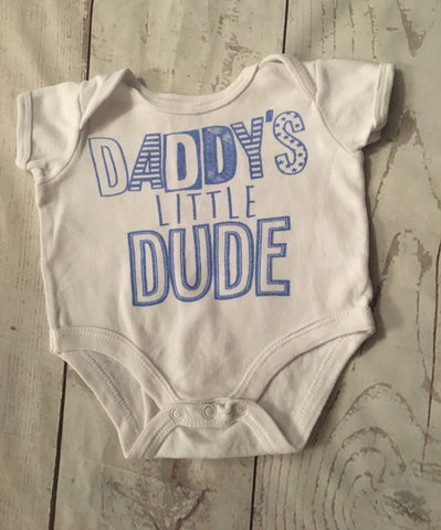 Newborn Daddy's Little Dude Vest