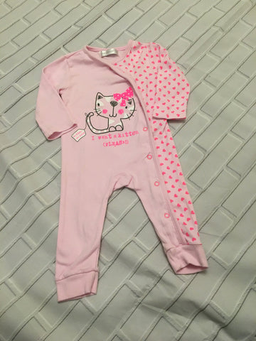 3-6 Months Sleepsuit - Love PreLoved