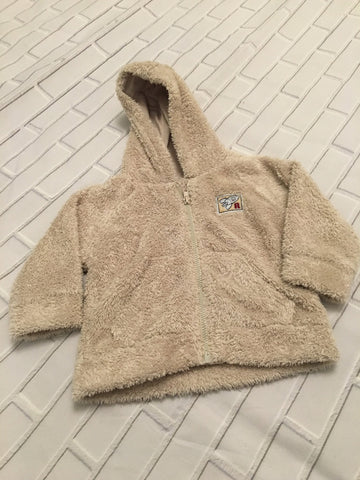 3-6 Months Zipped Fleece Hoodie - Love PreLoved