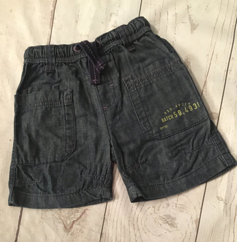 18-24 Months Denim Look Shorts