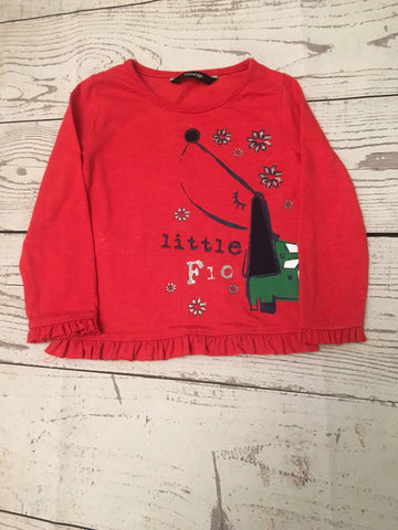12-18 Months Top red - Love PreLoved