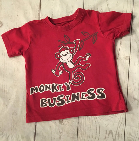 18-24 Months Monkey Business Tshirt