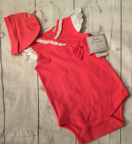 9 Months Coral 2 Piece Set New Tagged