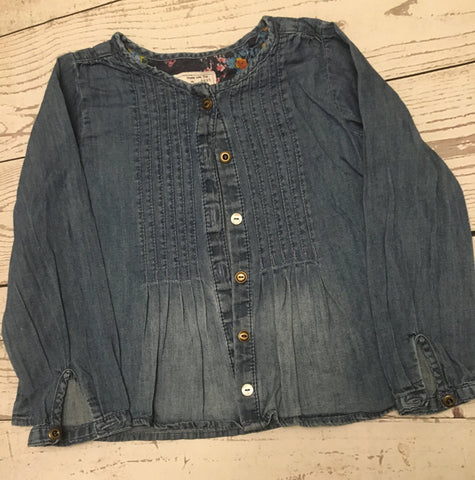 4-5 Years next denim shirt - Love PreLoved