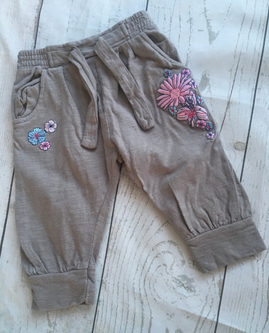 3-6 Months Embroidered Hareem Pants