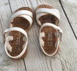 Size 5 White Sandals