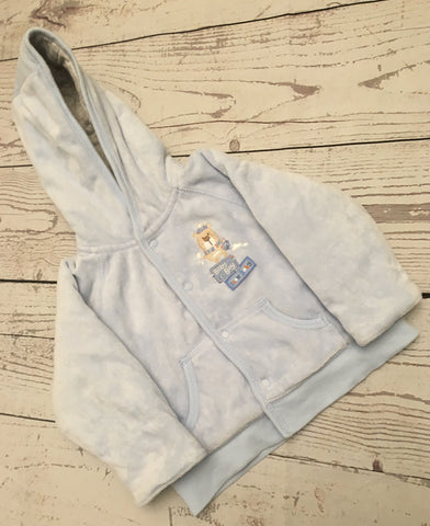 0-3 Months Velour reversible jacket - Love PreLoved