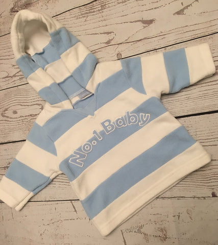 0-3 Months fleece hoodie - Love PreLoved