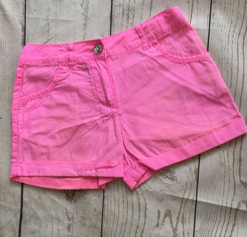 4-5 Years Fluro Pink Shorts