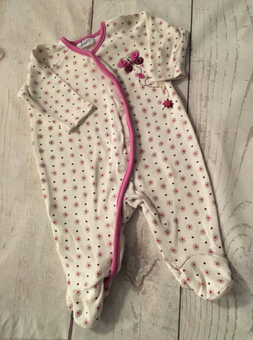 Newborn Butterfly Sleepsuit Unworn