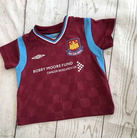 6-12 Months Retro West Ham Tshirt
