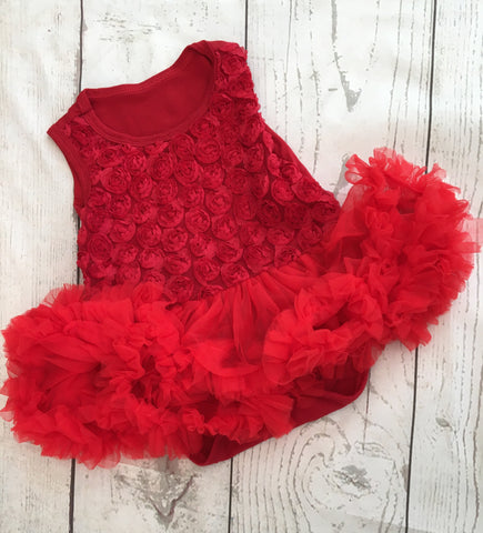 6-12 Months Red TuTu Dress Unworn