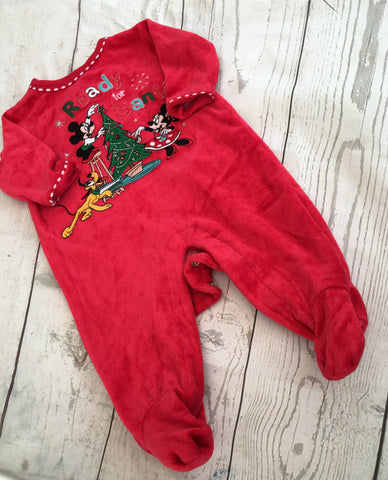 3-6 Months Disney Christmas Sleepsuit