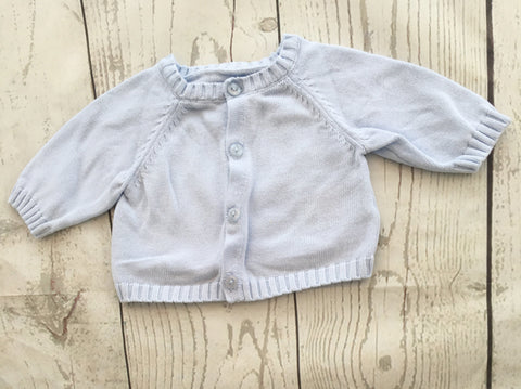 Tiny Baby Blue Cardigan