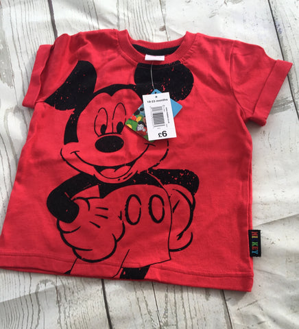 18-24 Months Mickey Mouse Tshirt New Tagged