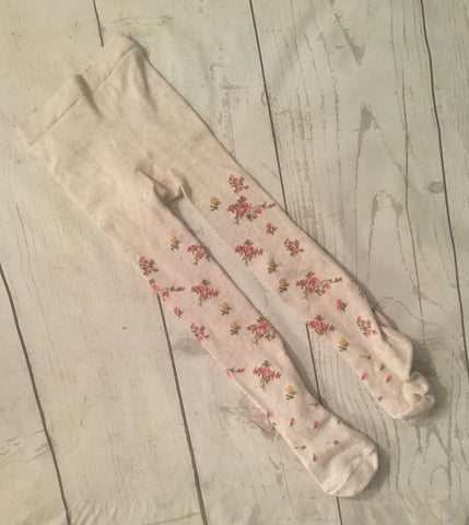 18-24 Months Floral Tights