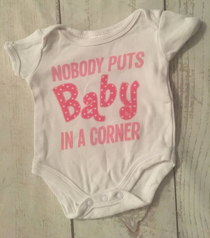 Newborn Nobody Puts Baby in a Corner Bodysuit