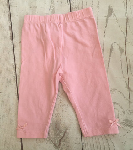 0-3 Months Pink Leggings