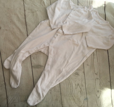 6-9 Months Sleepsuits Unworn x 2