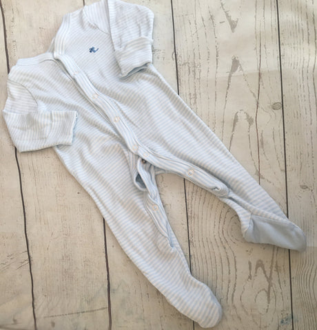 3-6 Months Striped Sleepsuit Unworn
