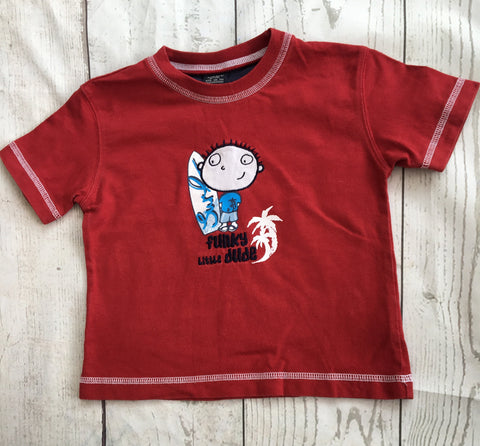 9-12 Months Retro Surf Dude Tshirt