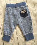 3-6 Months Blue Marl Joggers