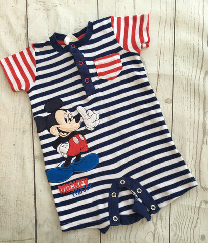6-9 Months Mickey Mouse Rompers