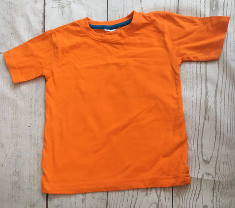 3-4 Years Orange Tshirt Unworn