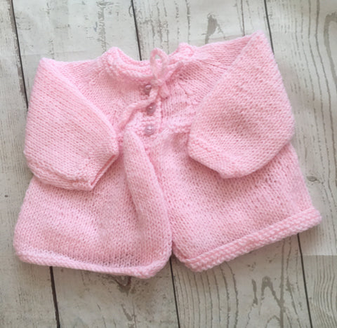 3-6 Months Hand Knitted Cardigan