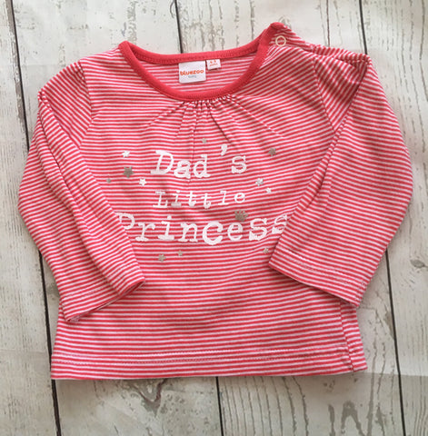 6-9 Months Dads Little Princess Top