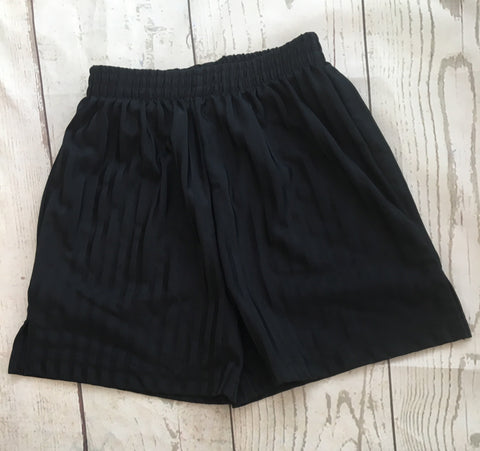 Age 5 Black School Shorts