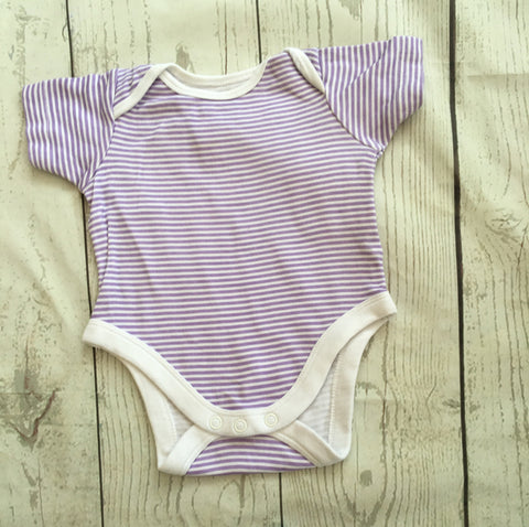 3-6 Months Striped Bodysuit