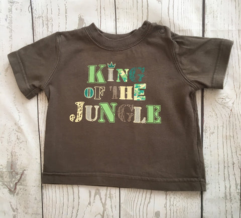 3-6 Months King Of The Jungle Tshirt