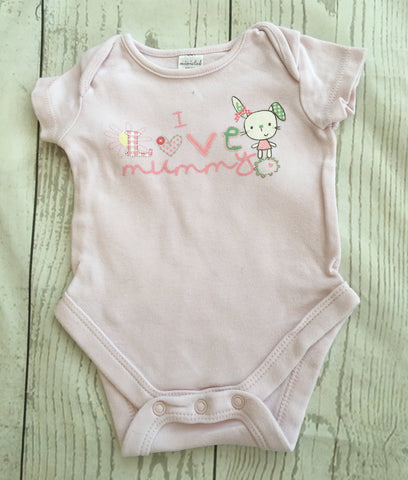Newborn I Love Mummy Bodysuit