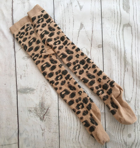18-24 Months Animal Print Tights