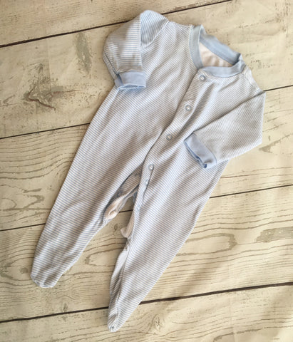 Fist Size Striped Sleepsuit Unworn