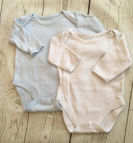 0-3 Months Bodysuits x2