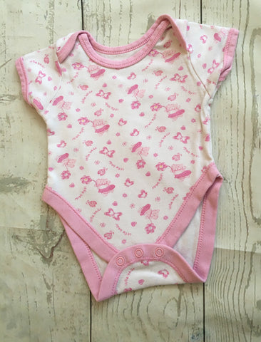 0-3 Months Bear Print Bodysuit