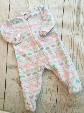 3-6 Months Fleece Sleepsuit