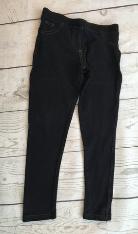 6-7 Years Black Soft Stretch Jeggings