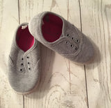 Size 6 Grey Plimsoles