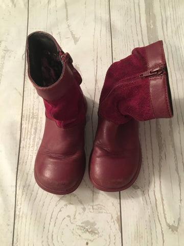 Size 6F Oxblood Red  Boots