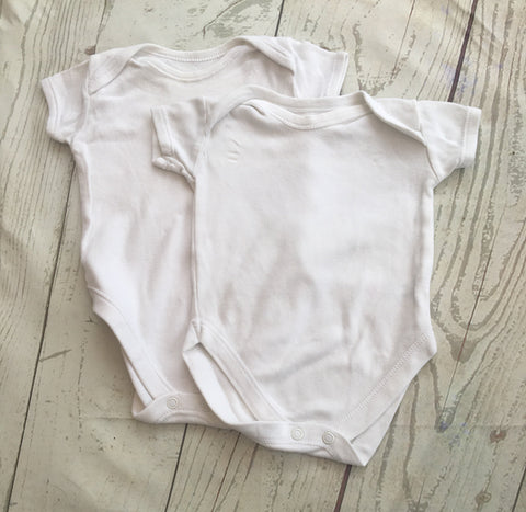 0-3 Months Bodysuits x2