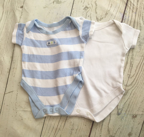 First Size Bodysuits x2