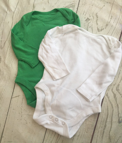 3-6 Months Long Sleeved Bodysuits Unworn