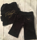 3-6 Months Velour Tracksuit