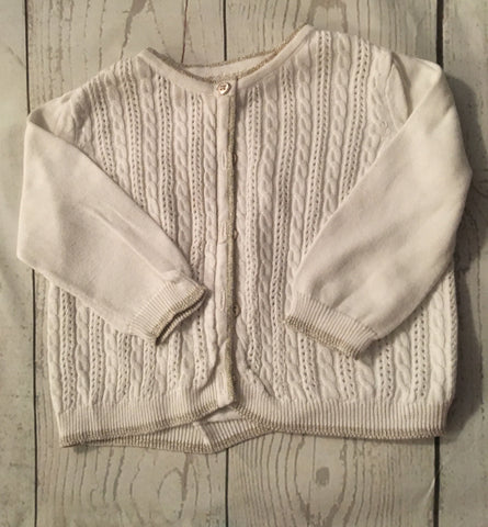 6-9 Months Glitter Edge Cardigan