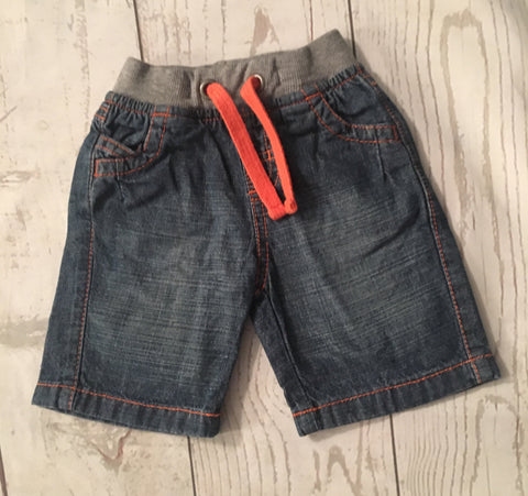 0-3 Months Denim Shorts