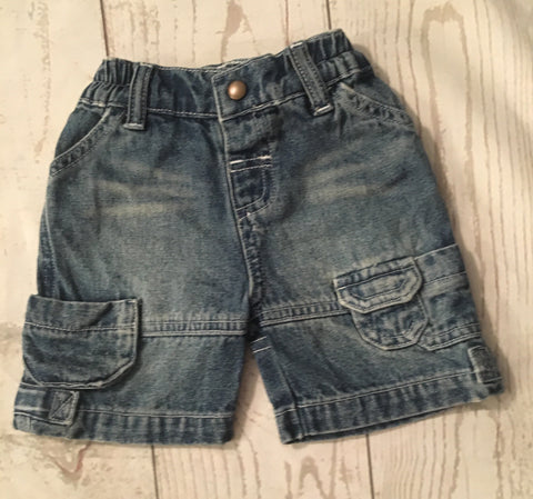 0-3 Months Denim Shorts