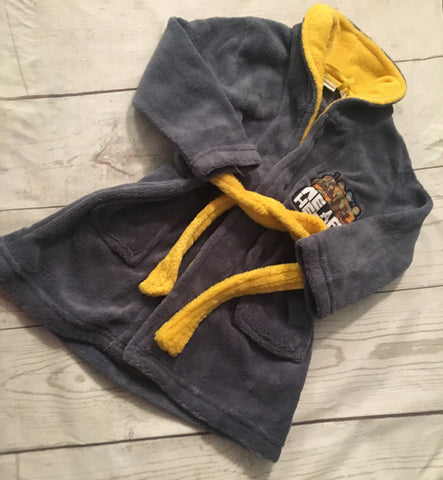 Age 3 Turtles Soft Dressing Gown